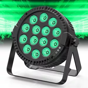 RGBW 14 LED Par Strahler Scheinwerfer 140W DMX Party Wash Bühnenlicht Show Club - Bild 1 von 12