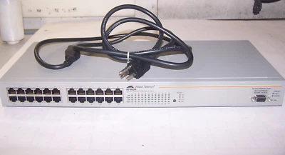 ALLIED TELESYN 24-PORT 10BASE-T / 100BASE-TX FAST ETHERNET SWITCH AT-8024 - Imagem 1 de 4