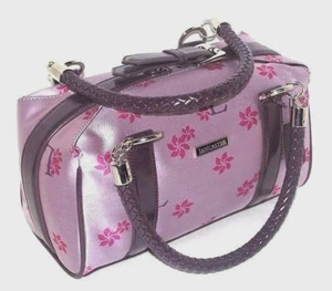 Cartera Lancaster Ciruela Multi Estampado Floral Mango Superior Nueva con Etiquetas - Imagen 1 de 10