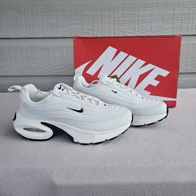 Nike Air Max Portal Zapatilla Mujer Talla 9 Summit Blanco Negro Atlético HF3053-103 Foto 1 de 4