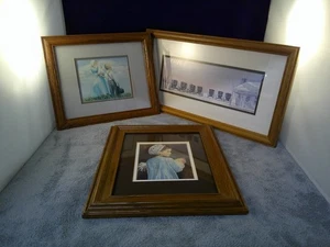 Framed AMISH Pictures - 9-1/2"x17-1/4", 11" x 13", 9-3/4" x 11-1/2" - Picture 1 of 4