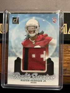Suéter Marvin Harrison Jr 2024 Donruss Rookie Holiday RC #RHS-MHJ 🔥 MEM SP! - Imagen 1 de 11