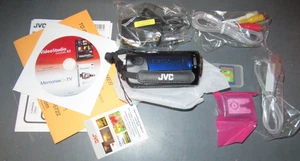 JVC EVERIO Blue GZ-E100 Full HD 1080p Video Camcorder BRAND NEW NO BOX - Picture 1 of 1