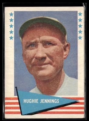 1961 Fleer Baseball Greats Hughie Jennings EX Set Break #47 - Image 1 of 2