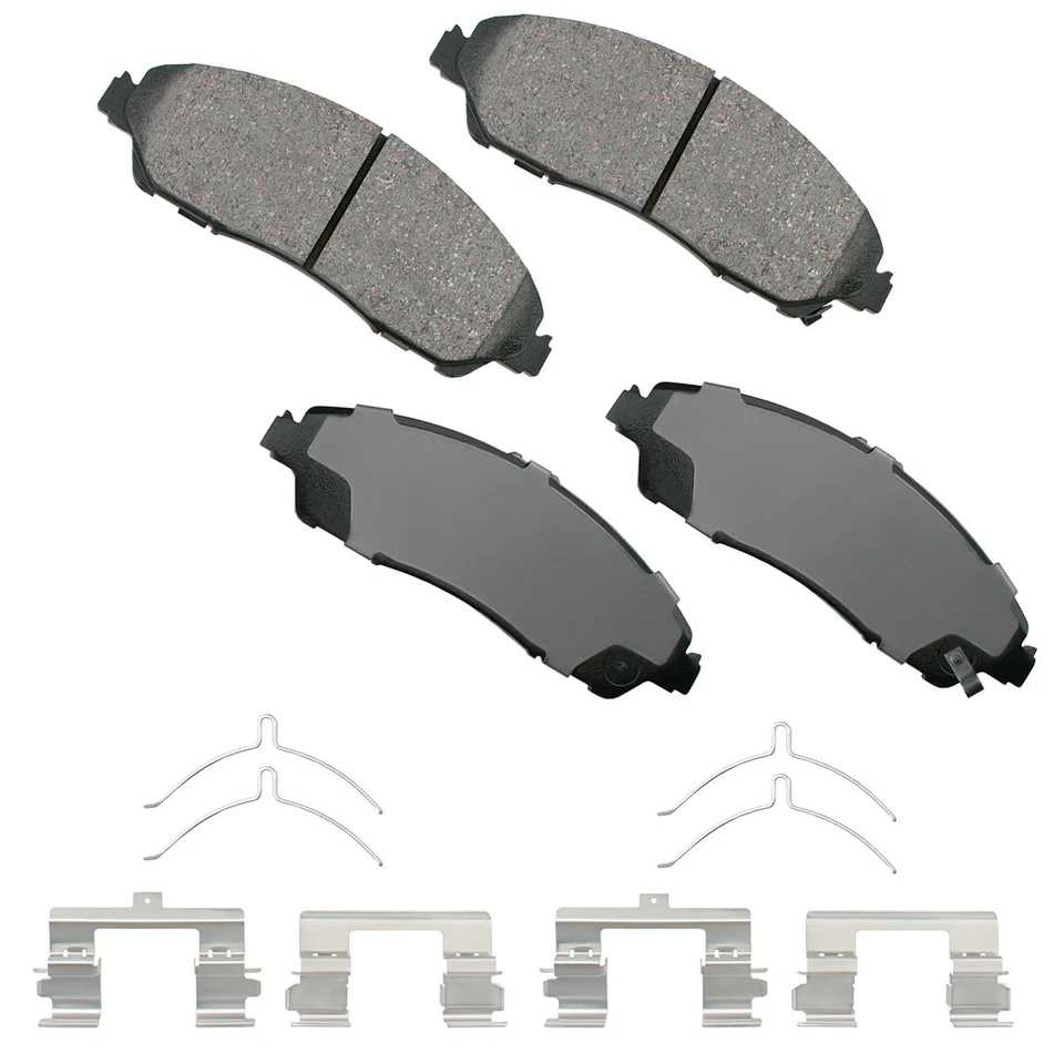 AKEBONO BRAKE CORPORATION ProACT Ultra-Premium Bra ke Pads - Front ACT1280 Foto 1 de 1