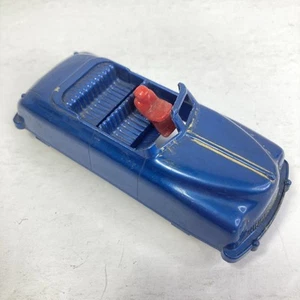 Vintage 1950s Renwal No 104 Plastic 4 Inch Blue Car Convertible USA - Picture 1 of 7
