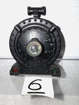 LIONEL PREWAR O-GAUGE  PARTS: BLACK BOILER FRONT FOR 260/260E LOCOMOTIVE - Image 1 of 4