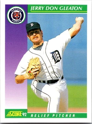 1992 Jerry Don Gleaton Score BASEBALL #375 Detroit Tigers - Image 1 of 2