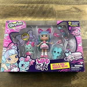 Shopkins Wild Style Shoppies - Bella Bow + Bowdie Bear 2016 Moose Toys - Imagen 1 de 24