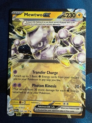 Mewtwo ex 058/182 SV04: Paradox Rift Holo - Image 1 of 2
