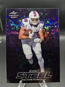 2023 Leaf Trinity Dalton Kincaid Iron Steel Circles 4/8 (RC,SP) #S-24 Very Rare - Picture 1 of 7