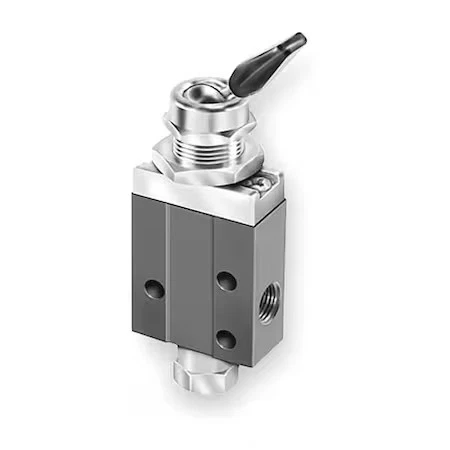 Válvula de control de aire manual Parker 404811000, 3 vías, 1/8 pulgada Npt Foto 1 de 1