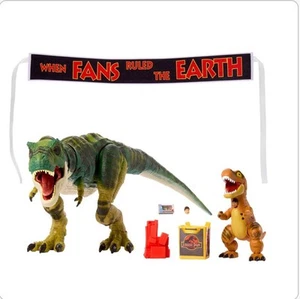 ENDED 2025 SDCC EXCLUSIVE Jurassic World T. Rex Convention Crasher Set PRESALE - Picture 1 of 1