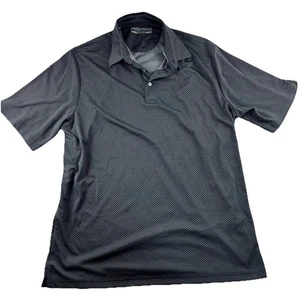 Roundtree & Yorke Performance Poloshirt Herren XLT grau schwarz Rauten Golf - Bild 1 von 3