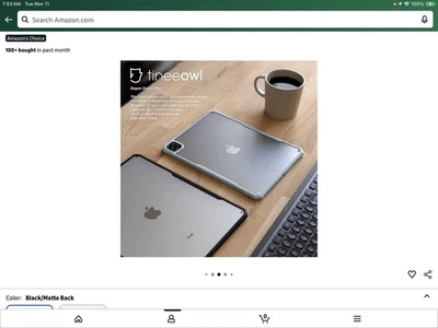 Fundas TineeQwl y JETech para Apple iPad Pro 12.9" 22 21 20 18' Gen 6,5,4,3  Foto 1 de 4