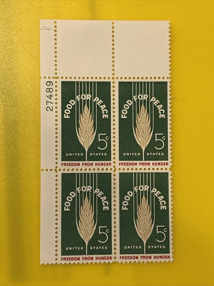 Scott # 1231 5 Cent Food for Peach U.S. Postage Stamps - Image 1 of 1