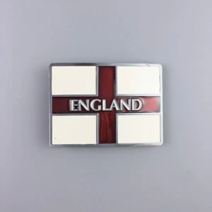 New Vintage England UK Flag Belt Buckle Gurtelschnalle Boucle de ceinture - Imagen 1 de 6