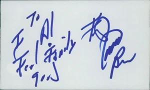 James Brown Signer Musician Signed 3x5 Index Card JSA Authenticated - Picture 1 of 3