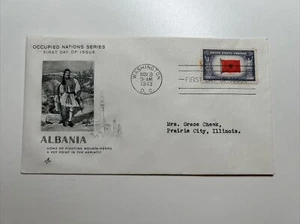 Scott 918 - Albania Overrun Countries FDC - ArtCraft Cachet - Washington DC - Picture 1 of 2