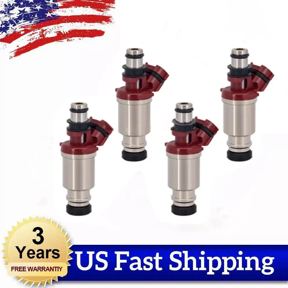 4X Fuel Injector For GEO PRIZM/TOYOTA COROLLA 1.8L 93-97 23250-16160 842-12150 Foto 1 de 4