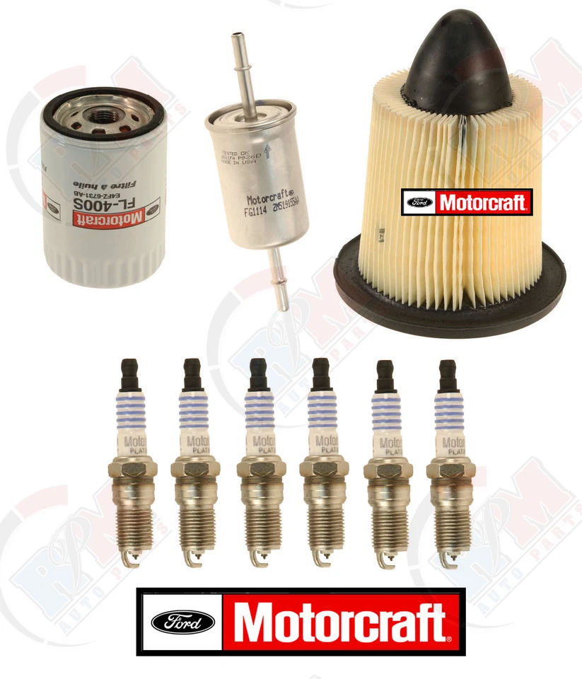 Kit de puesta a punto de filtro MOTORCRAFT con tapones Platinum para Ford Mustang 1998-2004 3,8 L Foto 1 de 1