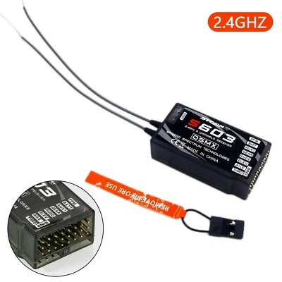 DSMX 6-Kanal-Empfänger 2.4GHz Empfänger RX Support für S603 Sender Receiver Neu - Bild 1 von 4