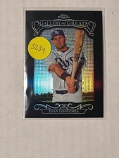 2015 TOPPS CHROME BASEBALL GALLERY OF GREATS REFRACTOR EVAN LONGORIA #GGR-26