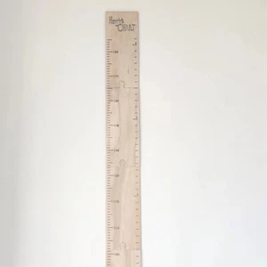 Wooden Height Ruler Measuring Chirldren Growth Chart Meter Height Chart UK - Picture 1 of 11