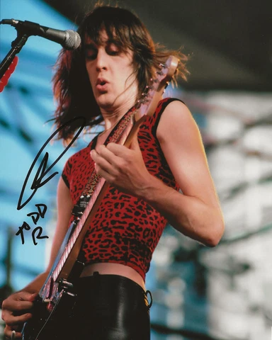 Utopia Todd Rundgren Signed Photo 8x10 COA 15 Cover