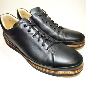 Samuel Hubbard Hombre 13 M Tenis Cuero Negro "Vestir Rápido" Zapato Suela Vibram - Imagen 1 de 9