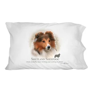 Funda de almohada Shetland Sheepdog raza perro novedosa raza perro - Imagen 1 de 4