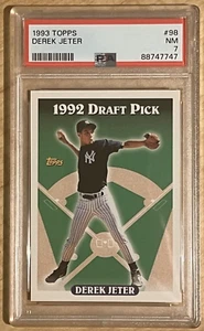 1993 Topps Rookie Derek Jeter #98 New York Yankees PSA 7 - Imagen 1 de 2