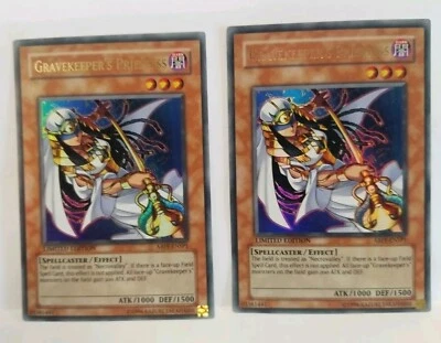 Gravekeeper's Priestess X 2 ABPF-ENSP1 Limited Ultra Rare Yu-Gi-Oh - 2 Cards - Image 1 of 4