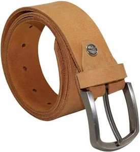 MEN'S LEATHER BELTS HUNTER BELTS 100% GENUINE LEATHER CASUAL LEATHER BELT GIFT - Picture 1 of 11