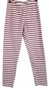 Hanna Andersson Pants US 10 140 Red Striped Pull On Girl - Picture 1 of 9