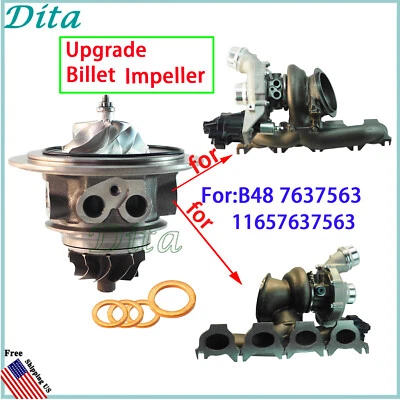  B48 49477-02411 11657637563 Turbo cartridger for BMW 330i 430i 530i X3 X4 2.0L - Image 1 of 4