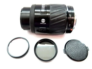 MINOLTA AF 70-210mm 1:4.5 - 5.8 Zoom Camera Lens with 49mm Filters & 1 Cap - Picture 1 of 16