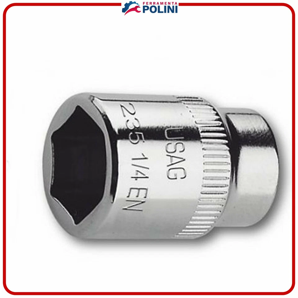 USAG 235 1/4" EN  CHIAVE A BUSSOLA CON BOCCA ESAGONALE - Immagine 1 di 1