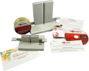 Bow Maker Kit, Bundle with Large , Mini , 100Yd Gold Bow Wire for Ribbon Gift Bo - Picture 1 of 7