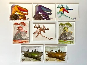 Set di 8 carte/notecard acquerello Ippolita - Nuove! - Foto 1 di 3