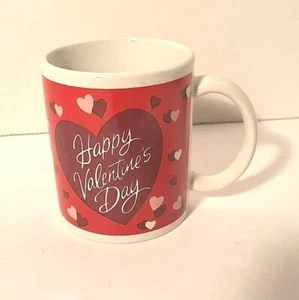 Happy Valentine's Day Hearts 17oz Coffee Cup Mug - Picture 1 of 3
