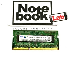 Ram Sodimm So-Dimm 1G 1Gb 1 G Gb PC3L-10600S DDR3-1333 DDR3 1333 SAMSUNG - Foto 1 di 2