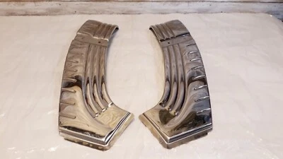 Painel QTR inferior traseiro Hudson Jet acabamento inoxidável LH/RH 243460 243461 NOVO NA CAIXA 1954 - Imagem 1 de 4