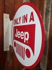 Jeep,willis,cherokee,ww2,gift,mancave,garage,shed,steel,metal,wall,flange,sign