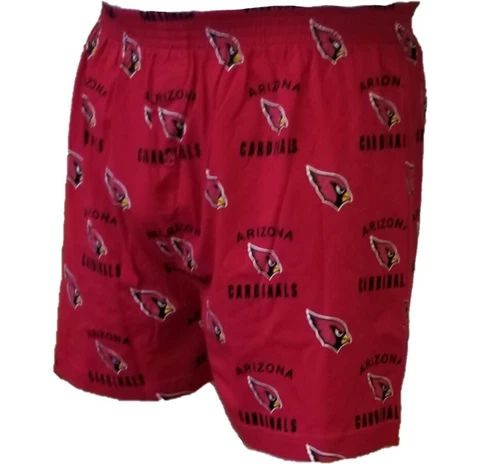 Arizona Cardinals Mens Keynote Red Boxer Shorts Cover