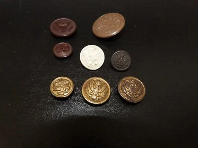 Antique VTG button lot Great Seal United States Eagle Shield uniform Meyer NY#88 - Image 1 of 4