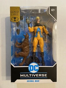 McFarlane DC Multiverse Animal Man Etiqueta Dorada Objetivo Exclusivo En Mano NUEVO - Imagen 1 de 5