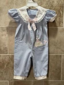 Girls Vintage Romper- Unknown Size - Picture 1 of 5