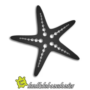 Starfish Metal Wall Art Hanging Home Decor Fishing Fly - Picture 1 of 1