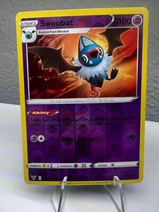 Reverse Holo Swoobat 074/185 Uncommon Vivid Voltage Pokemon TCG - Picture 1 of 2